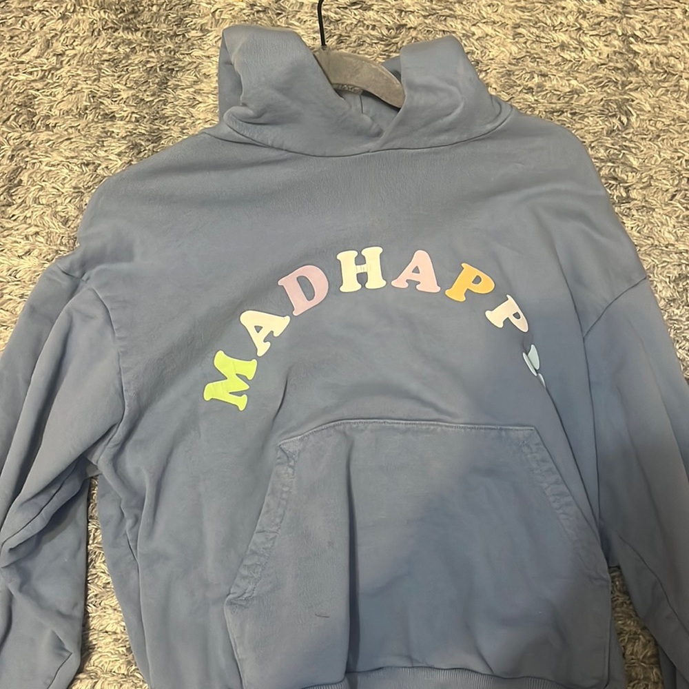Madhappy blue pastel French terry hoodie